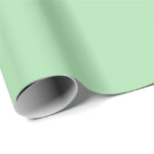 Papier Cadeau Celadon Green (Coin rond)