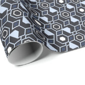 Papier Cadeau Célébration Colorée Luxueuse Amour Vacances (Coin rond)