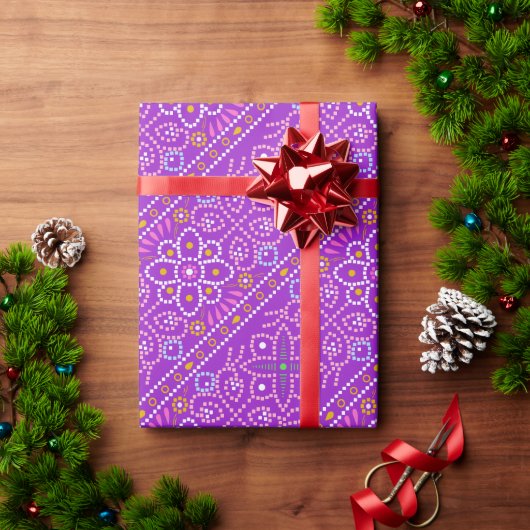 Papier Cadeau célébration de Diwali (Cadeau de vacances)