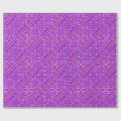 Papier Cadeau célébration de Diwali (Plat)