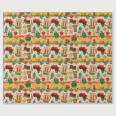 Papier Cadeau Célébration de Kwanzaa (Plat)