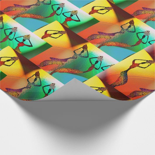 Papier Cadeau Célébration de Kwanzaa (Coin)