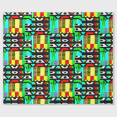 Papier Cadeau Célébration de Kwanzaa (Plat)