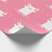 Papier Cadeau Célébration de l'ours heureux (Coin)