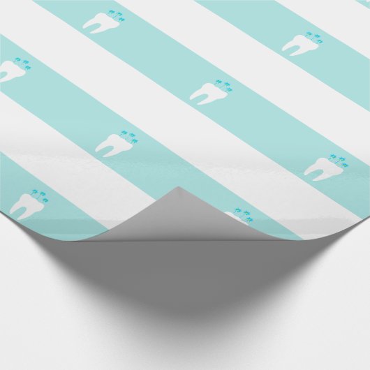 Papier Cadeau Célébration d'une dent aux bougies (Coin)