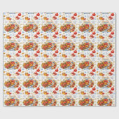 Papier Cadeau Célébration Shana Tova (Plat)