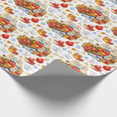 Papier Cadeau Célébration Shana Tova (Coin)