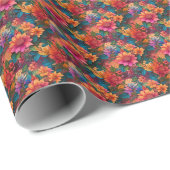 Papier Cadeau Célébration vivante (Coin rond)