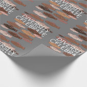 Papier Cadeau Célébrer la diversité Protestation antiraciste de (Coin)