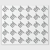 Papier Cadeau Célébrer le Mois de l'histoire des Noirs (Plat)