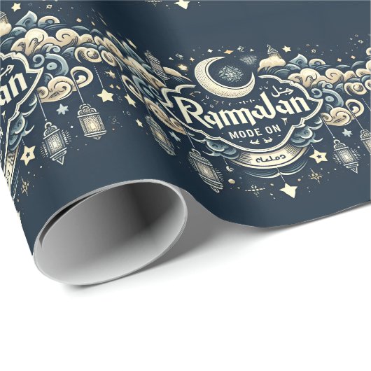 Papier Cadeau Célébrer le Ramadan avec le mode RamadanOn (Coin rond)