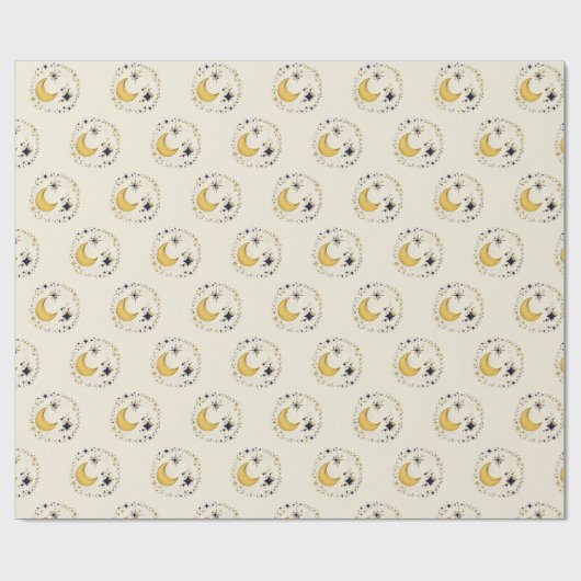 Papier cadeau céleste (Plat)