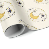 Papier cadeau céleste (Coin rond)