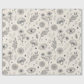 Papier Cadeau Celestial Botanical Pattern (3) (Plat)