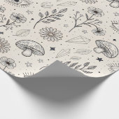 Papier Cadeau Celestial Botanical Pattern (3) (Coin)