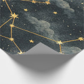 Papier Cadeau Celestial Constellation Star Pattern (1) (Coin)
