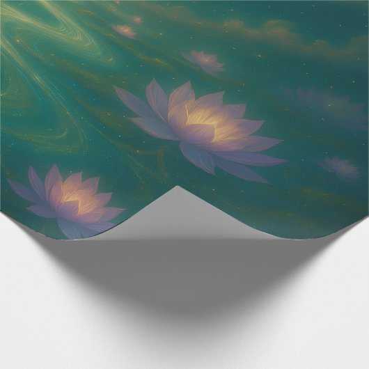 Papier Cadeau Celestial Lotus Wrapping Paper (Coin)