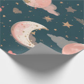 Papier Cadeau Celestial Romance Dreamy Moon & Stars Valentine Se (Coin)