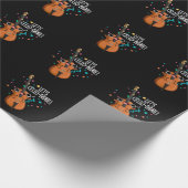 Papier Cadeau Cello-brate Funny Cello Pun Dark BG (Coin)