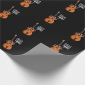 Papier Cadeau Cello There Funny Music Pun Dark BG (Coin)