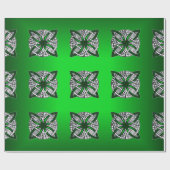 Papier Cadeau Celtic Knot Original Art Green (Plat)