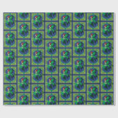Papier Cadeau Celtic Knot Work Green Fairy (Plat)