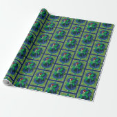 Papier Cadeau Celtic Knot Work Green Fairy (Déroulé)
