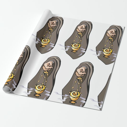 Papier Cadeau Censure catholique de l'encens culte (Déroulé)