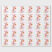 Papier Cadeau Cent Daze De L'École Thunder_Cove (Plat)