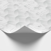 Papier Cadeau Cercle blanc en relief (Coin)