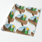 Papier Cadeau Cercle de canoë (Déroulé)