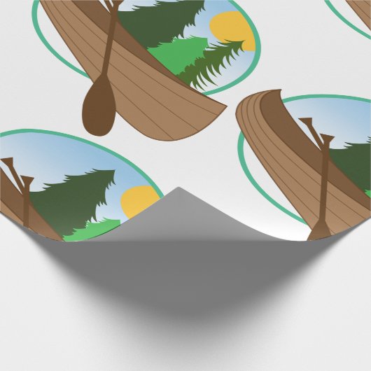 Papier Cadeau Cercle de canoë (Coin)