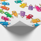 Papier Cadeau Cercle De Crayons