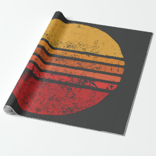 Papier Cadeau Cercle de groncs Vintages du soleil Illustrationsv