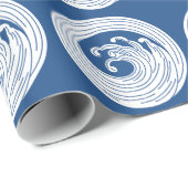 Papier Cadeau Cercle de Swirl (Coin rond)