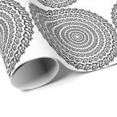 Papier Cadeau cercle de yoga (Coin rond)
