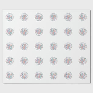 Papier Cadeau Cercle d'infirmière en oncologie Citation Concepti