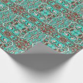 Papier Cadeau Cercles célestes circulaires concentrés (Coin)