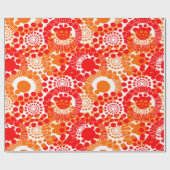 Papier Cadeau Cercles, cercles partout (Plat)