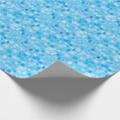 Papier Cadeau Cercles d'hiver : Pois Abstraits. (Coin)