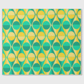 Papier Cadeau Cercles et triangles Art Déco (Plat)