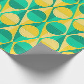 Papier Cadeau Cercles et triangles Art Déco (Coin)