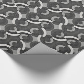 Papier Cadeau Cercles géométriques de mod de sembler multi de (Coin)