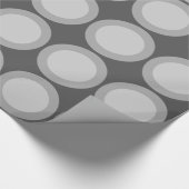 Papier Cadeau Cercles gris (Coin)