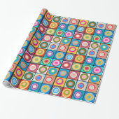 Papier Cadeau Cercles inspirés par Kandinsky (Déroulé)