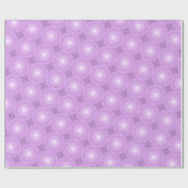 Papier Cadeau Cercles Lilac motif (Plat)