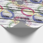 Papier Cadeau Cercles multicolores (Coin)