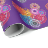 Papier Cadeau Cercles multicolores (Coin rond)