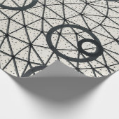 Papier Cadeau Cercles noirs et blancs (Coin)