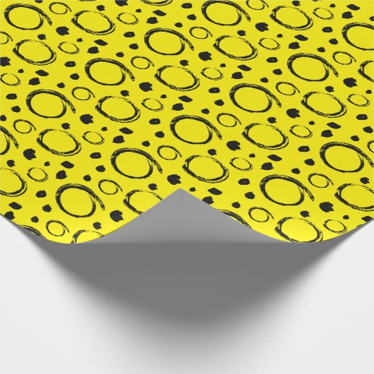 Papier Cadeau Cercles + Papier d'enrobage points (Coin)